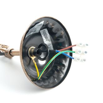 Светильник садово-парковый Feron PL3705 круглый на цепочке 60W 230V E27, черное золото, 11369