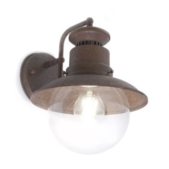 Светильник садово-парковый Feron PL571 на стену вниз 60W 230V E27, коричневый, 11625