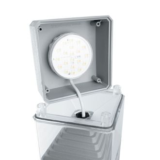 Светильник ландшафтный, Fumagalli DS1.561.000.LXG1K, 3W 230V GX53 серый, 11634