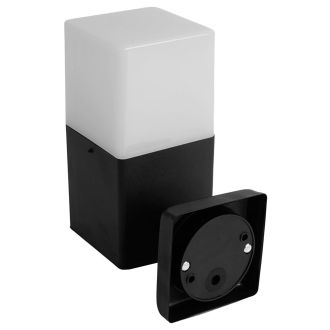 Светильник садово-парковый Feron DH0201, E27 230V, черный, 11680