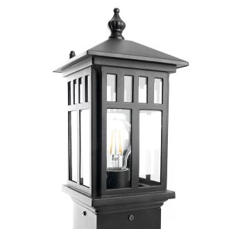 Светильник садово-парковый Feron PL676 столб 60W 230V E27, черный, 11691