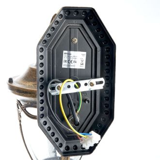 Светильник садово-парковый Feron PL681 на стену вниз 60W 230V E27, черное золото, 11692