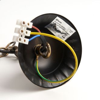 Светильник садово-парковый Feron PL685 на цепочке 60W 230V E27, черное золото, 11694