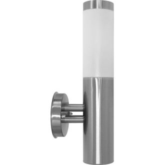Светильник садово-парковый Feron DH021-B, Техно на стену вверх, 18W E27 230V, серебро, 11807