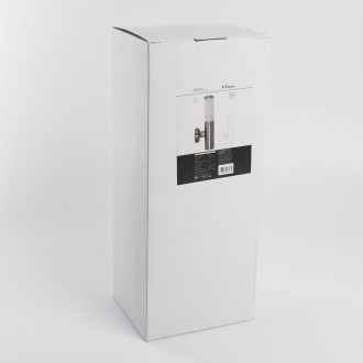 Светильник садово-парковый Feron DH021-B, Техно на стену вверх, 18W E27 230V, серебро, 11807