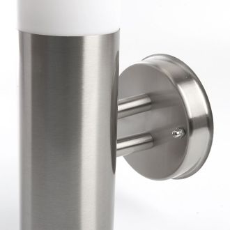 Светильник садово-парковый Feron DH021-B, Техно на стену вверх, 18W E27 230V, серебро, 11807