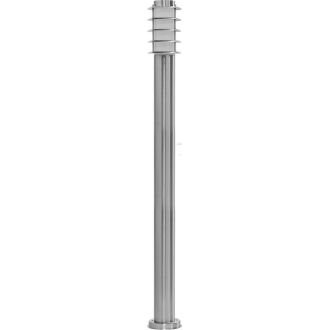 Светильник садово-парковый Feron DH027-1100, Техно столб, 18W E27 230V, серебро, 11814