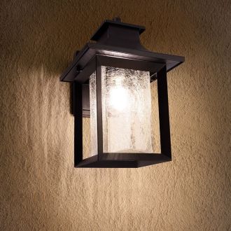 Светильник садово-парковый Feron PL550 на стену вниз 60W E27 230V, черный, 11891