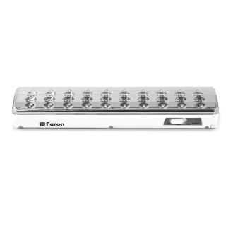 Светильник аккумуляторный, 40 LED DC, белый, EL21, Feron, 12903