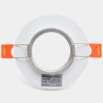 Светильник встраиваемый Feron DL8060-2 потолочный MR16 G5.3 мерацющее серебро, 19708