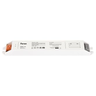 Аппарат пускорегулирующий электронный (балласт), 1*36W T8/G13 230V, EB51S, Feron, 21521