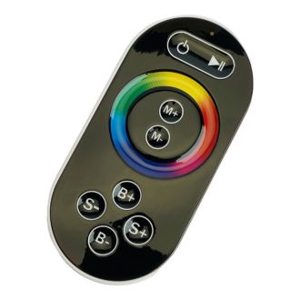 Контроллер для светодиодной ленты с П/У черный, 12-24V, LD55, Feron, 21557