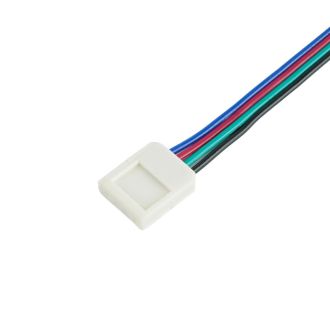 Соединительный провод для светодиодных лент RGB/10мм, LD105, Feron, 23067 (комплект 10 шт.)