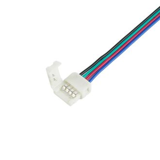 Соединительный провод для светодиодных лент RGB/10мм, LD105, Feron, 23067 (комплект 10 шт.)