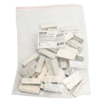 Крепеж для светодиодной ленты 220V LS720, LD157 алюминий, Feron, 23361 (комплект 50 шт.)