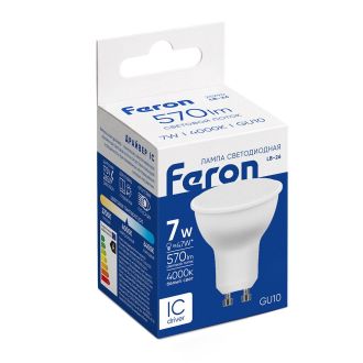 Лампа светодиодная Feron LB-26 GU10 7W 175-265V 4000K, 25290