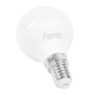 Лампа светодиодная Feron LB-95 Шарик E14 7W 175-265V 6400K, 25480