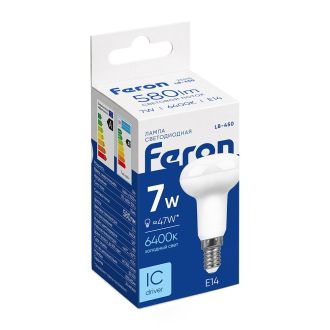 Лампа светодиодная Feron LB-450 E14 7W 175-265V 6400K, 25515