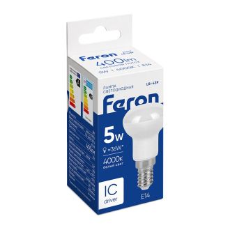 Лампа светодиодная Feron LB-439 E14 5W 175-265V 4000K, 25517