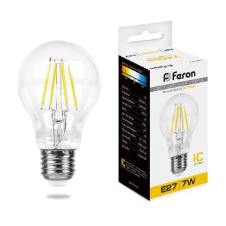 Лампа светодиодная Feron LB-57 Шар E27 7W 175-265V 2700K, 25569
