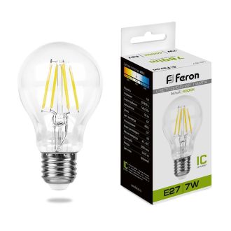 Лампа светодиодная Feron LB-57 Шар E27 7W 175-265V 4000K, 25570