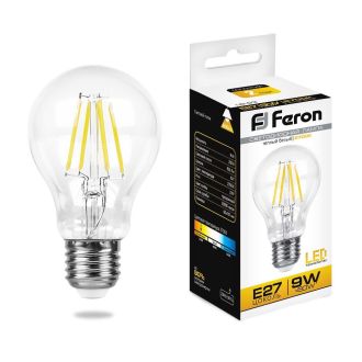 Лампа светодиодная Feron LB-63 Шар E27 9W 175-265V 2700K, 25631