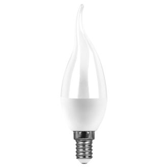 Лампа светодиодная Feron LB-97 Свеча на ветру E14 7W 2700K, 25760