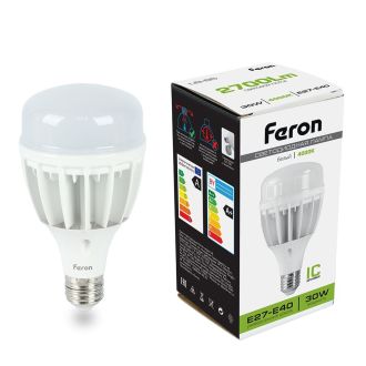 Лампа светодиодная Feron LB-65 E27-E40 30W 175-265V 4000K, 25818