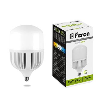 Лампа светодиодная Feron LB-65 E27-E40 50W 175-265V 4000K, 25820