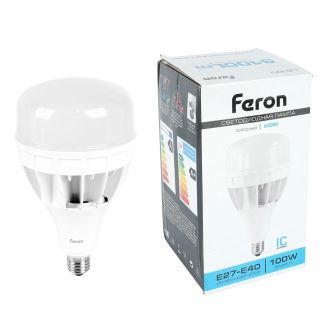 Лампа светодиодная Feron LB-65 E27-E40 100W 175-265V 6400K, 25827