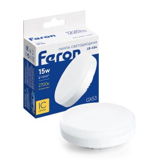 Лампа светодиодная Feron LB-454 GX53 15W 175-265V 2700K, 25834