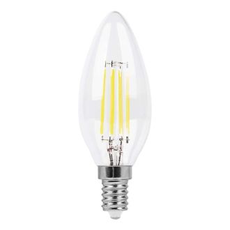 Лампа светодиодная диммируемая Feron LB-166 Свеча E14 7W 230V 4000K, 25871