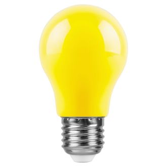 Лампа светодиодная Feron LB-375 E27 3W матовая 230V желтая, 25921