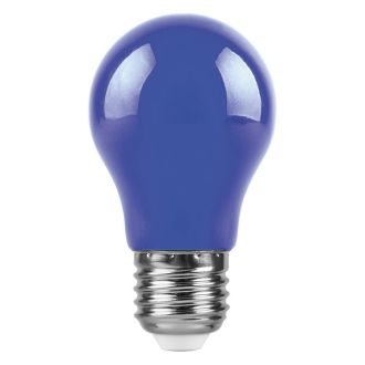 Лампа светодиодная Feron LB-375 E27 3W матовая 230V синяя, 25923