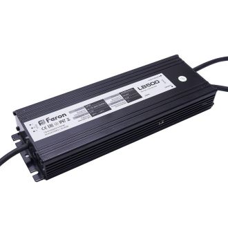 Трансформатор LB500 DC24V 200W IP67 244*80*32мм, Feron, 25934