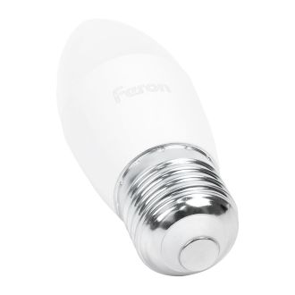 Лампа светодиодная Feron LB-570 Свеча E27 9W 175-265V 4000K, 25937
