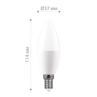 Лампа светодиодная Feron LB-770 Свеча E14 11W 175-265V 2700K, 25941