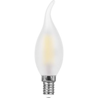 Лампа светодиодная Feron LB-74 Свеча на ветру E14 9W 230V 4000K, 25961