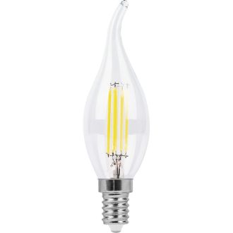 Лампа светодиодная Feron LB-74 Свеча на ветру E14 9W 230V 4000K, 25962