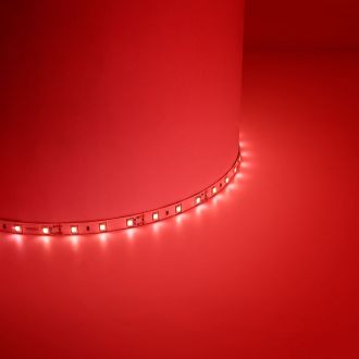 Светодиодная LED лента Feron LS603, 60SMD(2835)/m 4.8W/m 12V 5m красный, 27672