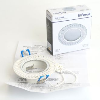 Светильник встраиваемый Feron GS-M392 потолочный MR16 G5.3 белый, 28339