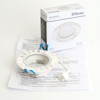 Светильник встраиваемый Feron GS-M393 потолочный MR16 G5.3 белый, 28343