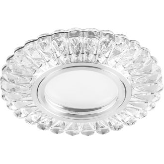 Светильник встраиваемый с белой LED подсветкой Feron CD902 потолочный MR16 G5.3 белый, 28845