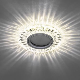 Светильник встраиваемый с белой LED подсветкой Feron CD902 потолочный MR16 G5.3 белый, 28845