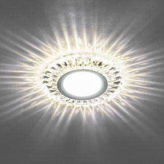 Светильник встраиваемый с белой LED подсветкой Feron CD902 потолочный MR16 G5.3 белый, 28845