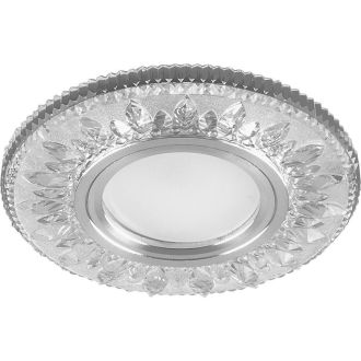 Светильник встраиваемый с белой LED подсветкой Feron CD903 потолочный MR16 G5.3 белый, 28846
