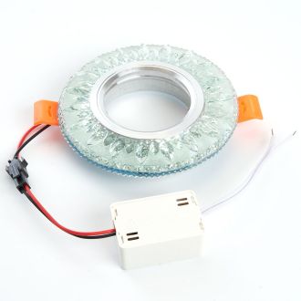 Светильник встраиваемый с белой LED подсветкой Feron CD903 потолочный MR16 G5.3 белый, 28846
