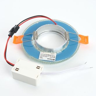 Светильник встраиваемый с белой LED подсветкой Feron CD903 потолочный MR16 G5.3 белый, 28846