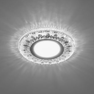 Светильник встраиваемый с белой LED подсветкой Feron CD903 потолочный MR16 G5.3 белый, 28846