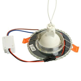 Светильник встраиваемый с белой LED подсветкой Feron CD905 потолочный MR16 G5.3 белый, 28848